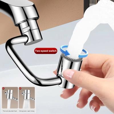 1/2 Stück 1080 Grad Drehbarer Wasserhahnverlängerer Universal Wasserhahn 4-Schicht Filtrationsschutz Badezimmer Waschbecken Sprühaufsatz
