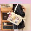 Impact Pu Genshin Crossbody Bags With Satin Bows Cartoon Art For Wear Daily