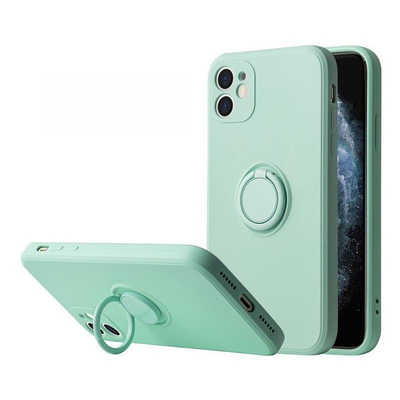 Suitable for Samsung S25Ultra Phone Case, S24FE Liquid Silicone Ring Bracket, Full Package, S10 Lens Case