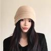 Women's Autumn & Winter Knitted Beanie - Korean Style, Versatile, Warm Wool, Fashionable Cold-Weather Hat