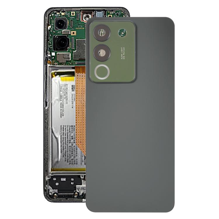 

For vivo V29e Battery Back Cover with Camera Lens Frame чёрный