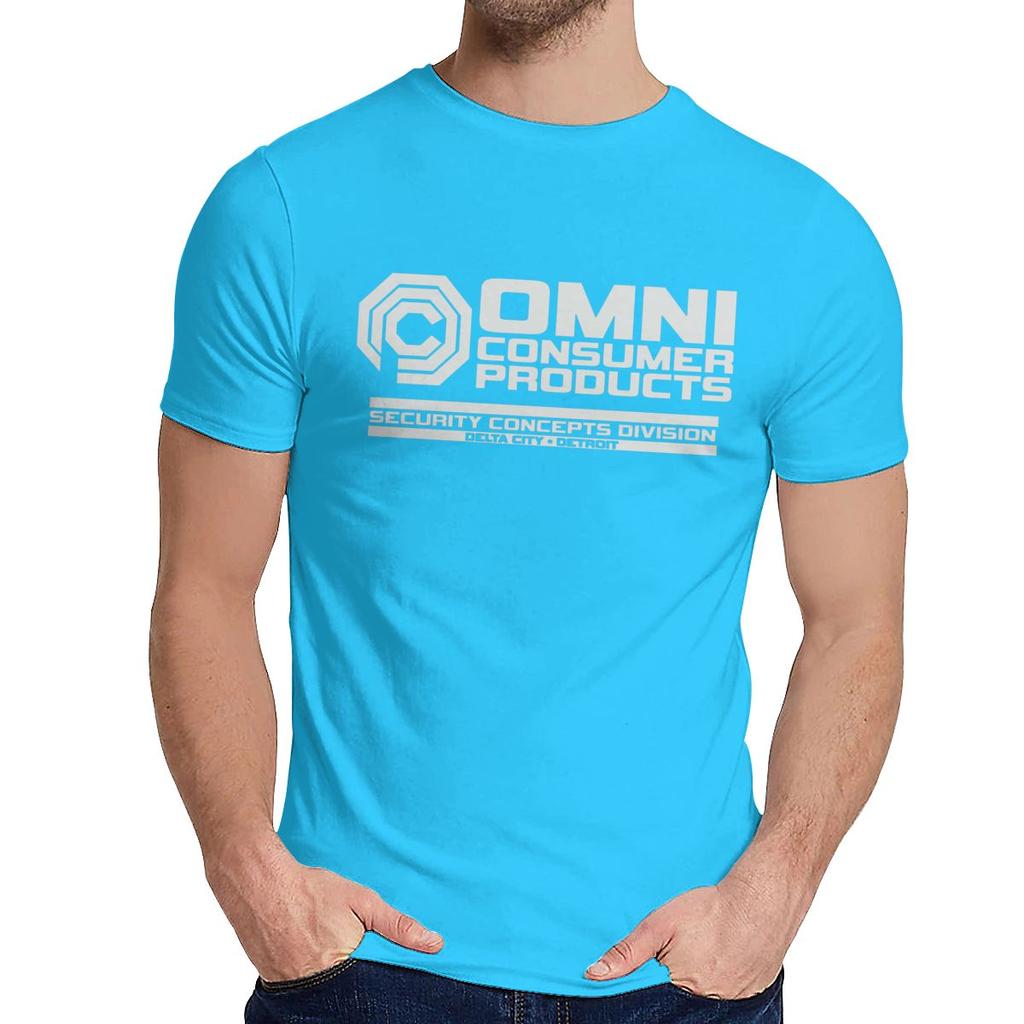 Round Collar Science Fiction Film Robocop Ocp Omnicorp Security Concepts T Shirt Popular Man Pure Cotton