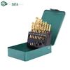 19-piece hss titanium coated drill bit set 52919a