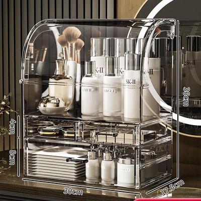 Handun Dustproof Acrylic Cosmetic Storage Organizer