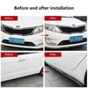 Car Front Bumper Lip Rubber Universal Bumper Anti Scratch Protector Bumper Lip Strip Car Side Skirt Car Car Front Bumper Sticker
