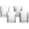 4x Szklanka Do Whisky Drinków Napojów Zestaw Komplet Szklanek Na Prezent