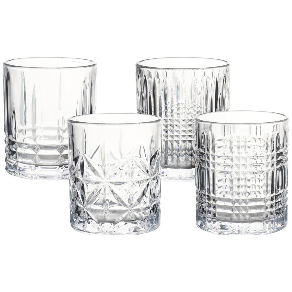 4x Szklanka Do Whisky Drinków Napojów Zestaw Komplet Szklanek Na Prezent