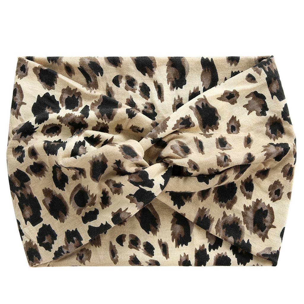 Elastic Leopard Print Scarf Everyday Fashion Headscarf Elegant Headbands Fashion Hair Accessories