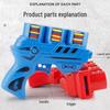 Children's Soft Ejection UFO Gun: Parent-Child Interactive EVA Carrot Bullet Toy