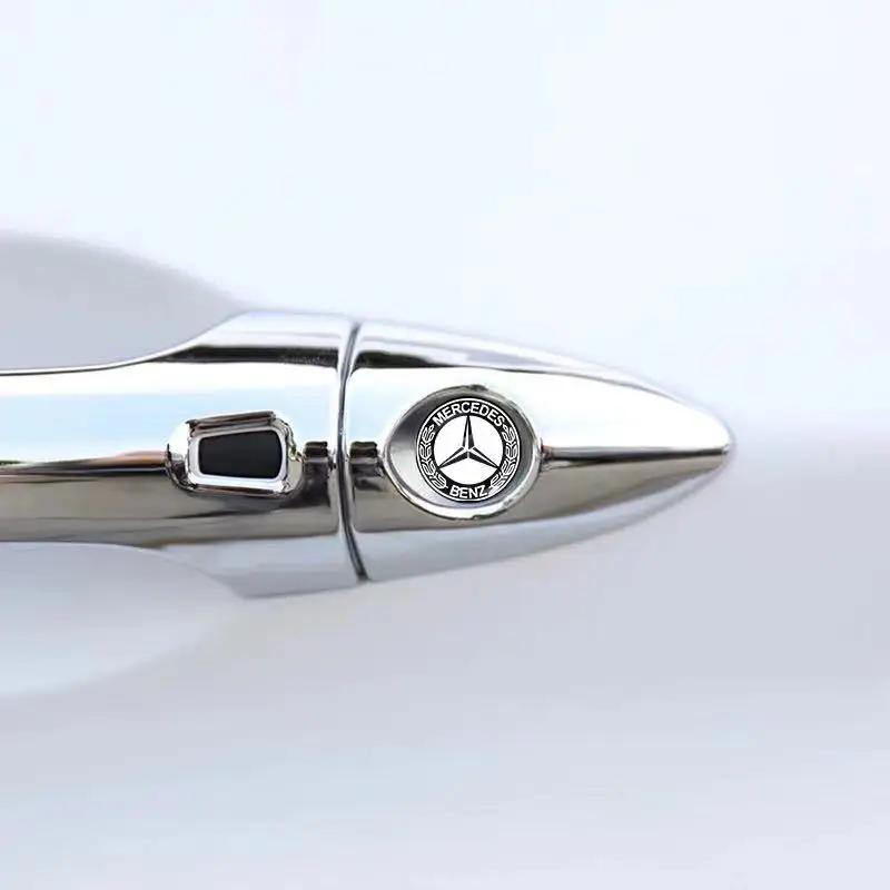 Nálepky na klíčové dírky zámku auta Ochrana zámku dveří Nálepky na auto Pro Mercedes Benz W117 W176 W177 W205 204 W213 W253 W156 W218 W166 CLA