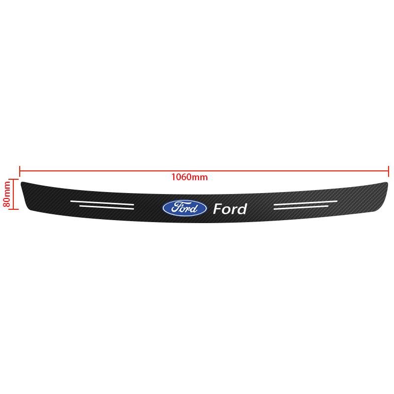 Rear Bumper Protector Sticker Carbon Fiber Car Tail Trunk Guard Accessorie For Ford Mondeo MK1 MK2 MK3 MK4 MK5