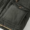 New Velvet Thickened Large Size Men's Cotton Coat Mid-length Large Size Warm Cotton Coat