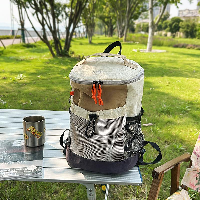Schoolbag Lightweight Backpack Outdoor Lightweight Mountaineering Bag Travel Riding Small Backpack High Value Versatile Niche Leisure Bag