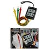 3 Phase Sequences Presences Rotation Tester Indicator Detectors Meter with LED 60V-600V 3 Phase Rotation Tester Tool