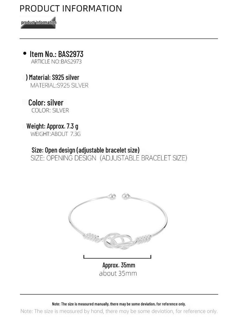Βραχιόλι Γεωμετρικός Κόμπος Banyan Tree Ασήμι S925 Γυναικείο Ρετρό Ανοιχτού Στυλ Δώρο