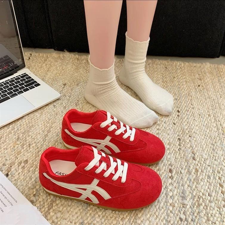 Yellow Dexun Shoes Women's Shoes 2025 Spring and Summer New Popular Lightweight Retro Forrest Gump Shoes Versatile Sports and Leisure Board Shoes