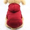 Solid Dog Hoodies Warm JUEothes for Small Medium Large Dogs Puppy Sweatshirts Pet Outfit Cat Costume