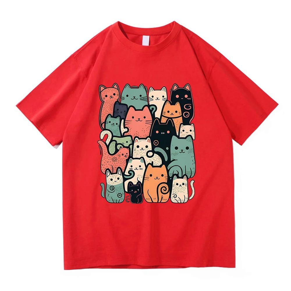 Футболка  Больше спагетти, меньше апсетти , модная мужская забавная футболка с котом и изображением рамена, унисекс, высокое качество, винтажный хлопок, бестселлер, круглая 4XL