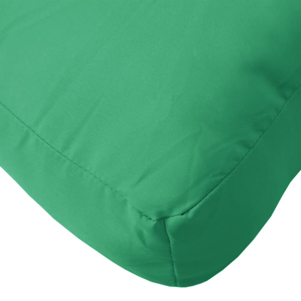 Pallet Cushion Green 50x50x12 cm Fabric