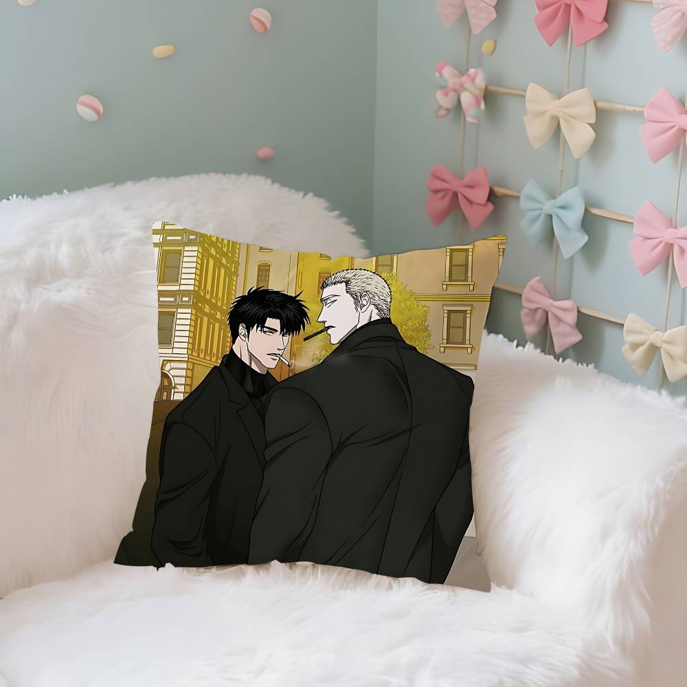 

SShutlines Case Plush Fabric Soft Pillowcase Double Sided Print Cushion Cover Household Gifts 40x40CM(16x16in)