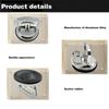 Aluminum Alloy Suction Cup for Glass Floor Tile Brick Suction Cup Puller Handle Lifter Panel Carrier Heavy Duty Glass Lifting