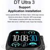 DT Ultra 3 Smartwatch Amoled Screen 4GB MP3 MP4 Player Bluetooth Network Sharing APP Store ChatGPT Smart AI Watch Man Sportwatch
