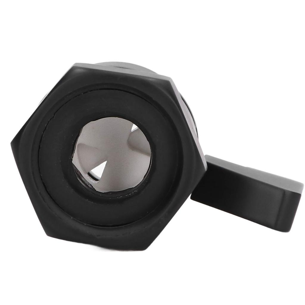 G1/2 Shut Off Valve Brass Water Control Valve Black Shower Head Sprayer Valve for Household Bathroom