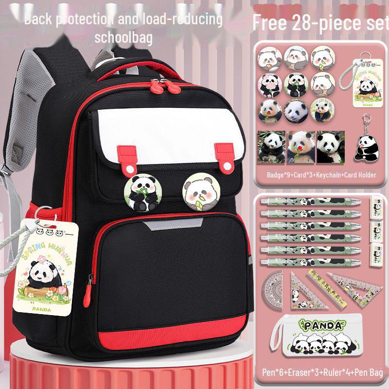 

Милый рюкзак с цветком панды для девочек: Легкий, большой емкости, удобный для школ дизайн