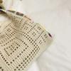 Women's Crochet Bag Summer Beach Tote Aesthetic Lightweight Durable Party Shopping Dating Hippie Bag Knitted Bag