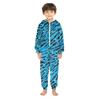 Matching Family Outfits - Striped Print Family Matching Hooded Zip-Up Onesie Loungewear