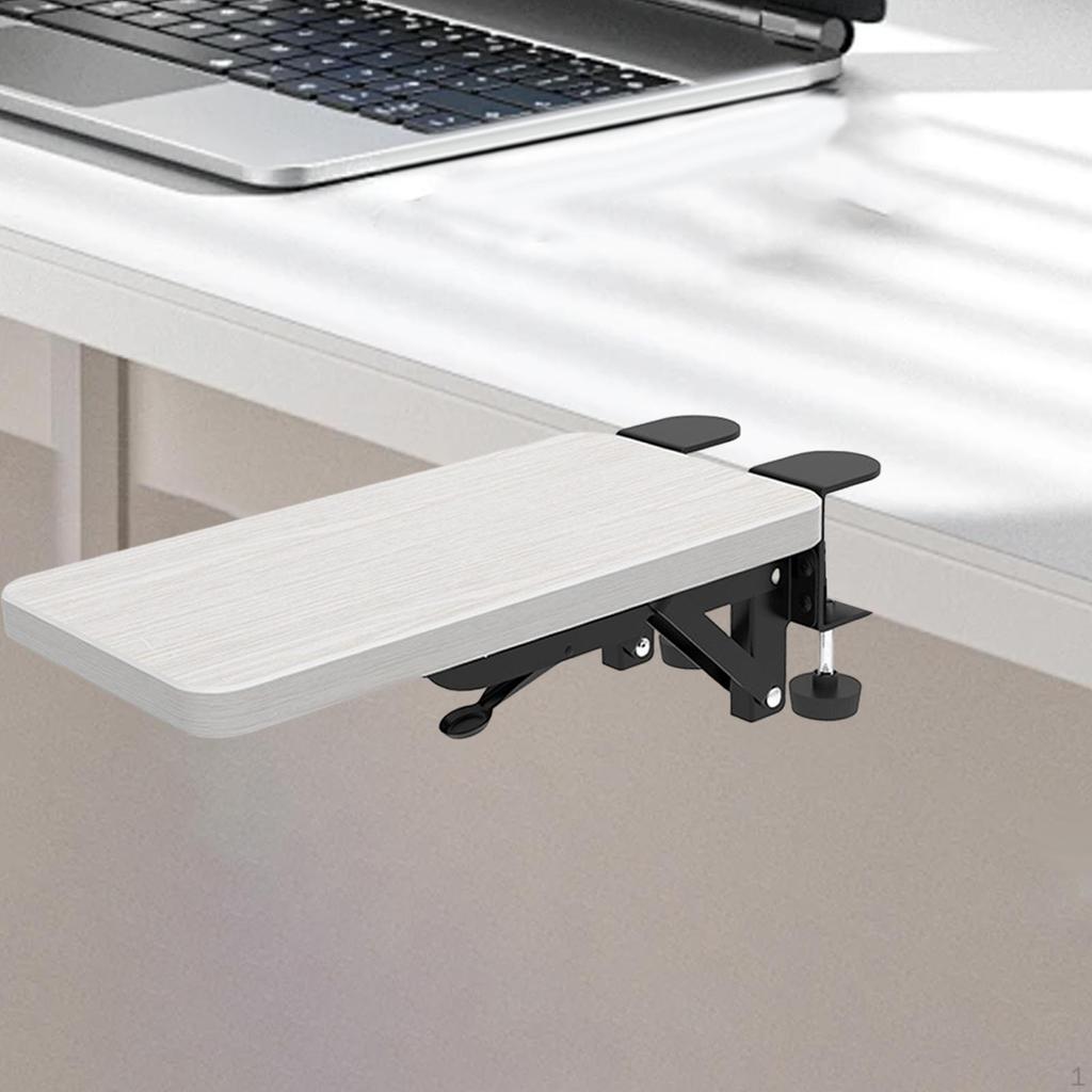 Datamaskinarmbrakett Albuestøtte Sammenleggbar Praktisk Håndleddsstøtte Kontorpulter Forlengelsesbrett