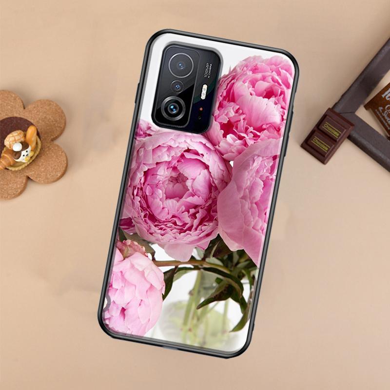 Peonies Beautiful Flower Case For Xiaomi 13 14 Ultra 11T 12T 13T 14T Pro POCO X7 Pro X3 X5 X6 F3 F5 F6 M6 Pro Cover