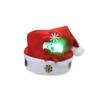 Set of 5 LED Christmas Hats for Children, Festive Light Up Santa Caps for Kids Party, Perfect for Boys and Girls