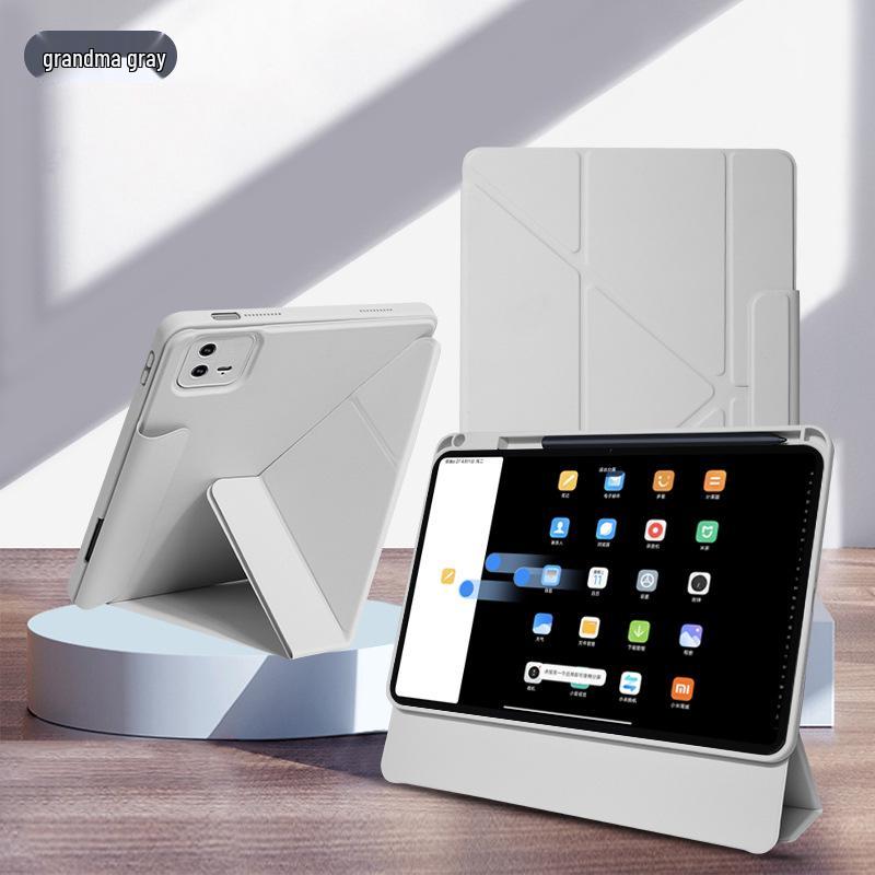 Xiaomi 7sPro Tablet Case: Magnetic 3+Y Fold, 6S Rotating, 56Pro Detachable, 12.5 Drop-Proof, Fits 14".