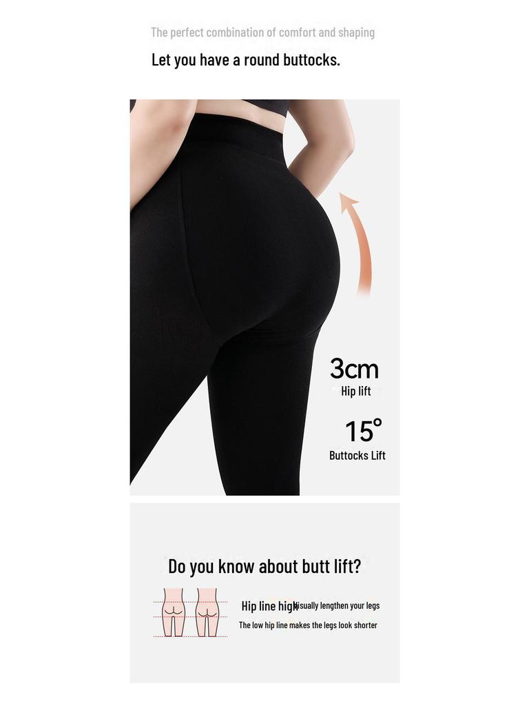 Velvet Leggings i plussstørrelse for kvinner: Tykk, varm og sklisikker for høst/vinter