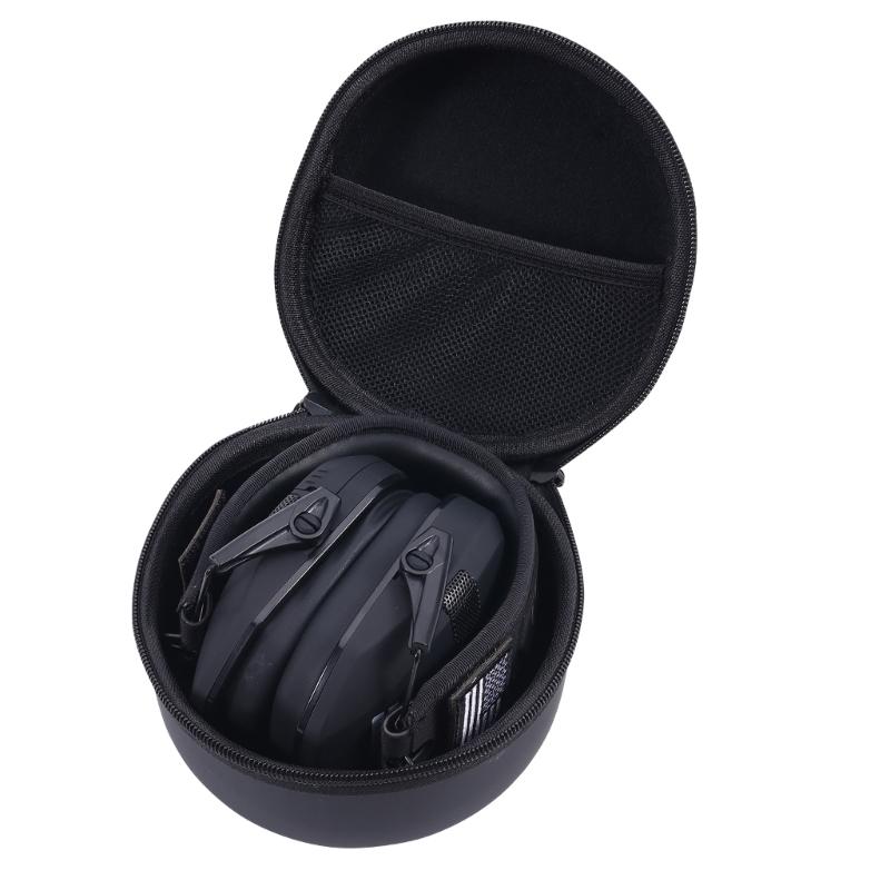 Earmuff Storage Headphone Case for Shooting Hunting Hearing Protective Anti-dust Waterproof Carrying Travel Bag