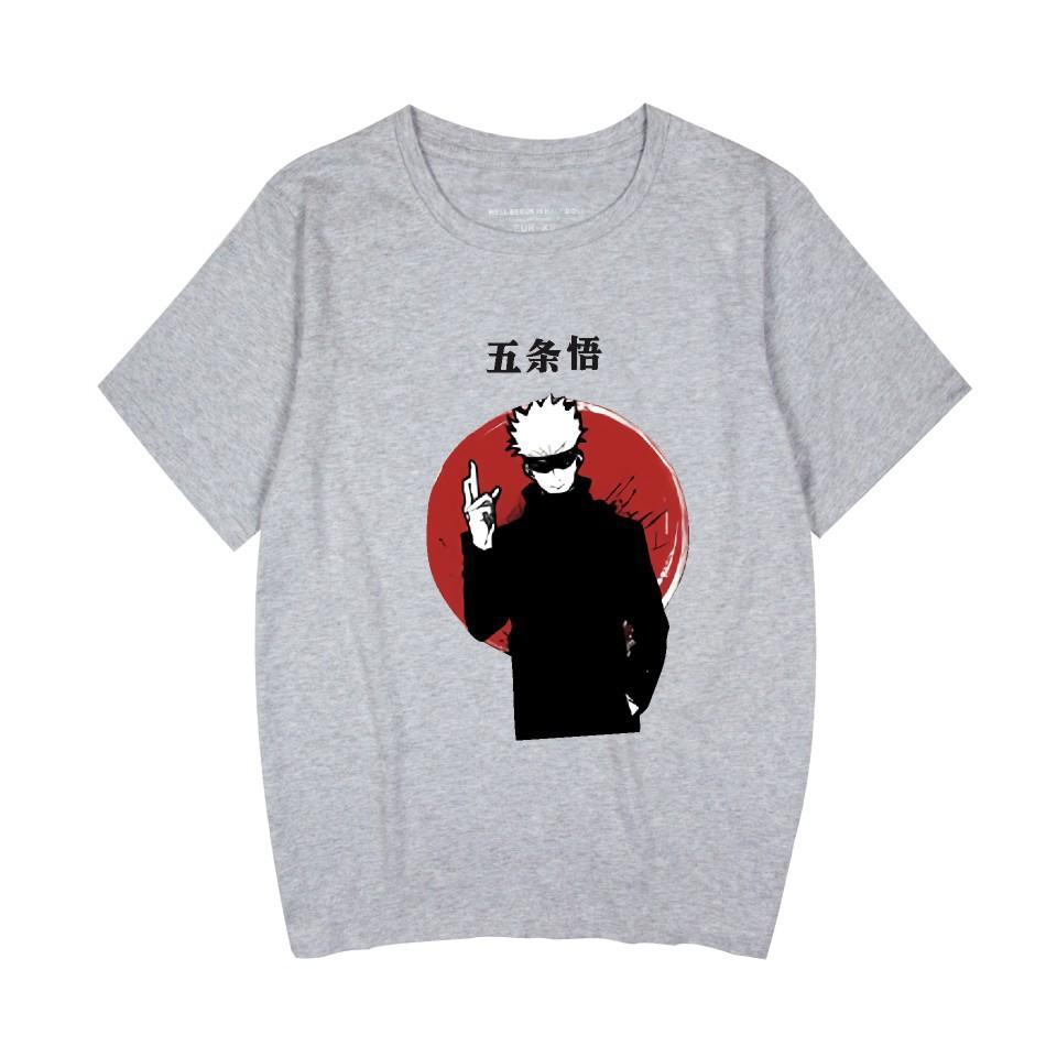 Jujutsu Kaisen Cartoon Tshirt Hip Hop Men Women Anime Print Top Tees Harajuku Tshirts Fashion Summer T-shirt