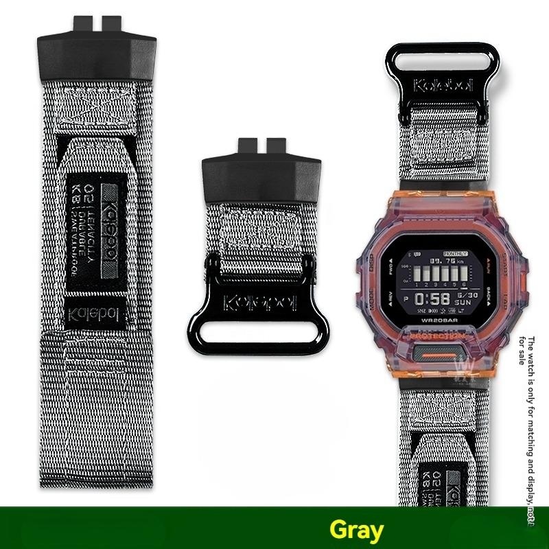 GBD 200 Nylon Watch Band For Casio G-SHOCK GBD-200SM/UU/RD GBD 200-1/2/9 Modified Canvas Watch Strap Men Outdoor Sports Bracelet