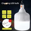 Emergency Light Portable USB Rechargeable LED Camping Light Bulb Super Bright Outdoor Camping Lamp Fishing BBQ Tents Night Light