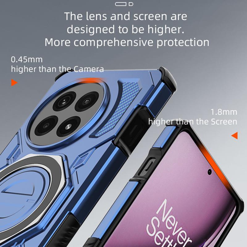 Luxury Magnetic Armor Case For OnePlus 13R Cases OnePlus 13R 5G Cover Funda Magsafe Wireless Charging Phone Cover OnePlus 13R