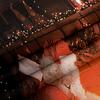 Christmas Decoration Curtain 3D Cartoon Santa Claus Christmas Tree Polyester Cloth Curtain Snowman Pattern Festive Atmosphere