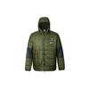 Nike Enfärgad Logotypmärke Tryckt Plysch Huvförsedd Casual Jacka Herrjackor Armégrön DN3153-325