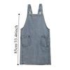 Elegant Kitchen Cooking Apron Oil-Proof Artist Flower Shop Apron Ladies Denim Apron  Restaurant Use