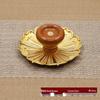 Ceramic Backflow Incense Burner & Holder: Japanese Ornament for Buddha Incense Sticks & Lotus Coil.