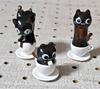 Cat Cafe Coffee  Styling Blind Box Transparent Funny Posture Action Figures Model Collection Toy Desktop Decor Surprise Gifts