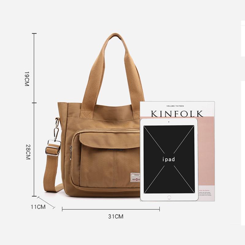 Women's crossbody canvas bag for large woman nylon shoulder tote women's designer messenger bags