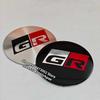 4pcs 56mm 60mm GR Aluminum Wheel Hub Center stickers for Toyota Modified hub center cap sticker Car Accessories