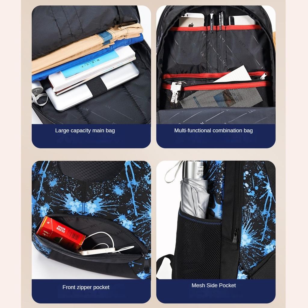 Back Protection and Load-reducing Backpack School Backpack Large Capacity Junior High School Student Elementary School Student School Bag