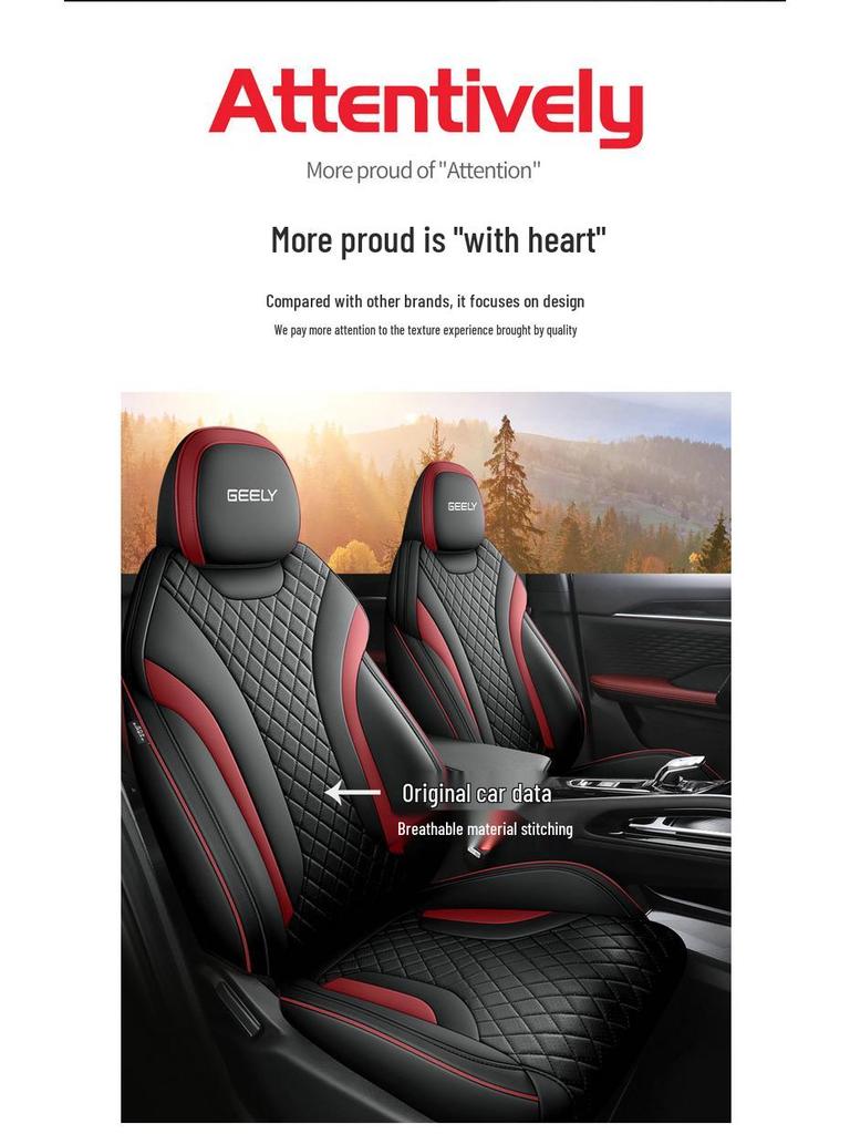 Binrui Cool Seat Cover: Universal Four-Season Full Coverage Car Cushion