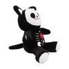 25cm/9.84in Halloween Horrific Zombie and Skeleton Cat Plush Toys Movie Stuffed Animals Toys for Kids Halloween Room Decoration